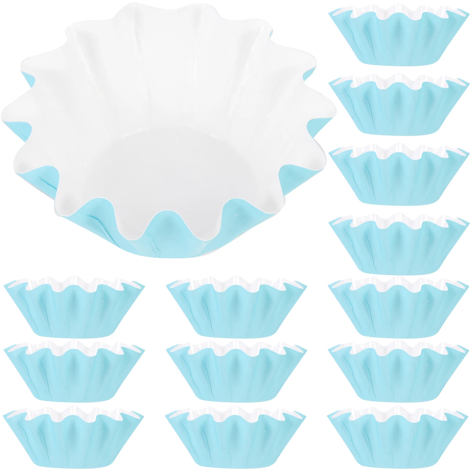 

100 Pcs Paper Cupcake Wrappers Cups Liners Baking Cups Muffin Wrappers Delicate Desserts Practical Use