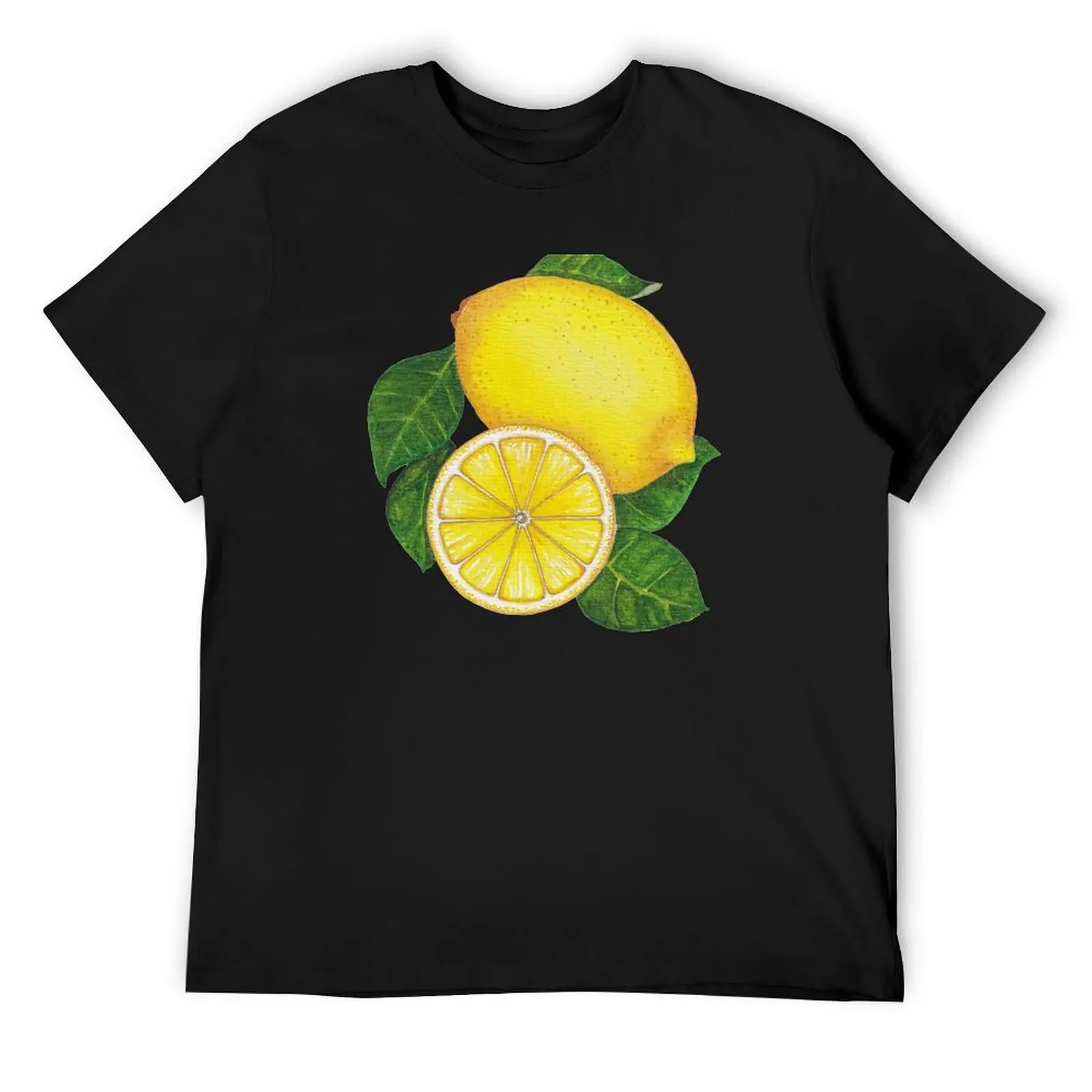

Lemons Watercolor Vibrant Art T-Shirt summer top designer shirts customs design your own funny t shirts for men