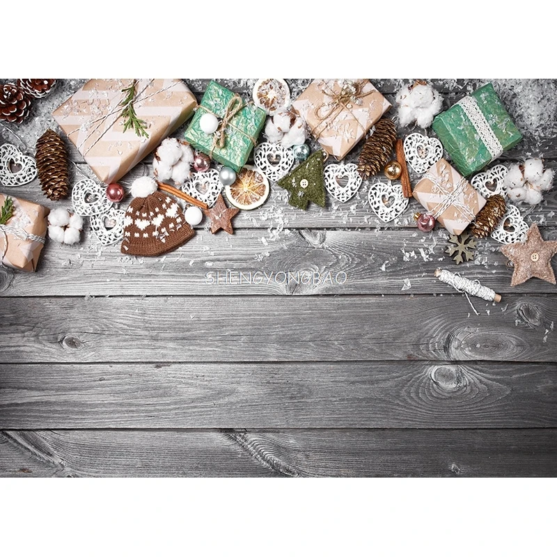 SHENGYONGBAO-عيد الحب الخلفيات التصوير الفوتوغرافي ، خلفيات حفلة زهرة خشبية ، ديكور عيد ميلاد ، خلفية الصورة ، 191216 ، VVA-01