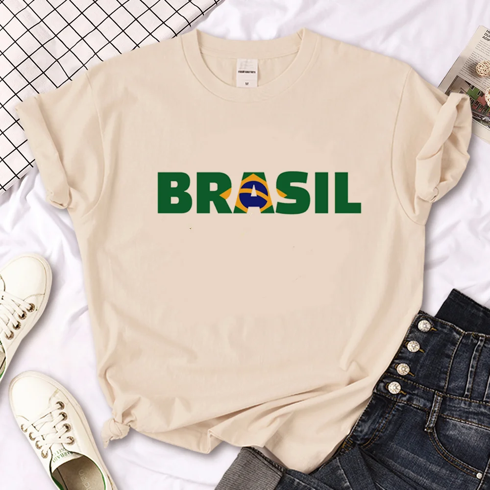 Brazil tshirt women manga t-shirts female Japanese y2k harajuku clothing