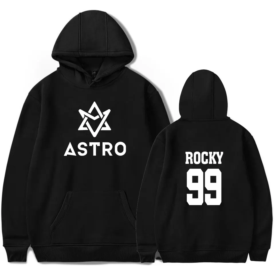 Sudadera con capucha con estampado de grupo de estrellas ASTRO para hombre y mujer, ropa de calle informal, Jersey Harajuku, Kpop, Moletom