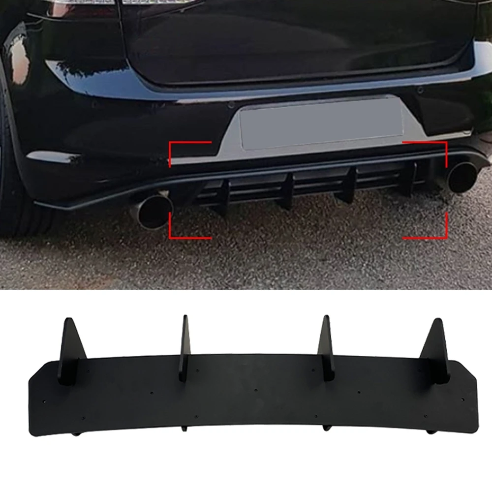 

Rear Bumper Diffuser Splitter Lip For Volkswagen VW Golf 7.5 MK7.5 GTI 2014-2017 Car Boot Bracket Frame Spoiler Plate Flap Trim