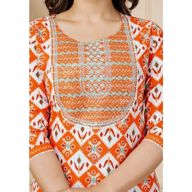 Indian Party Wear Salwar Kameez Suit Women Kurta Pant with Dupatta Cotton Dress