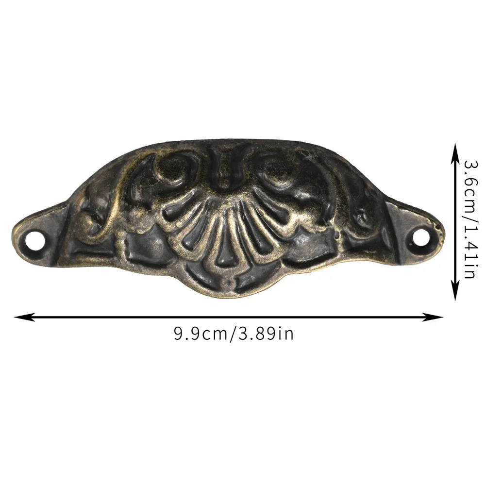 Ersetzen Sie gebrochene Griffe, Bechergriffe, kleines und exquisites Design, verschleißfestes Antik-Messing-Finish, einfache Installation