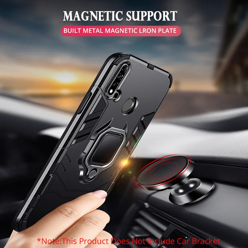 Case For Huawei Nova 7 7i 6 SE 5T 5Z 5 Pro 4E 3E 4 3 3I 4G 5G Armor Shock Proof Magnetic Bracket Phone Cover Coque