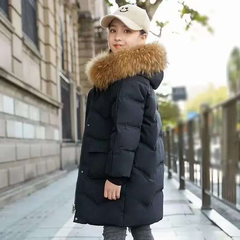 Winter Girls Thickened Down Coat Student Fashion Kids Jackets for Girls Winter Clothes for Girls Teen Clothes Girls 7 9 10 Years