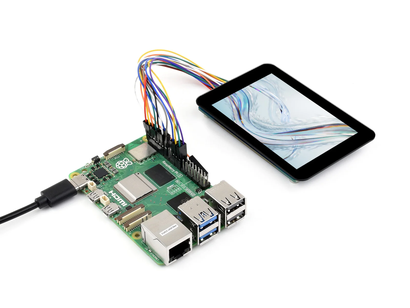 Picture 5: Waveshare 3.5inch Capacitive Touch Display Module, 320×480 Resolution, Embedded with ST7796S Display Driver