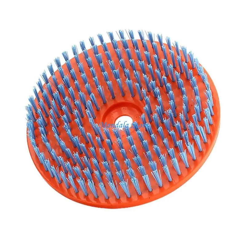 U2JC Lawn Mower Cleaning Brush Ergonomic Handle Brush Ground Cleaner Tool Suitable For Garage Floor And Sidewalk Washing