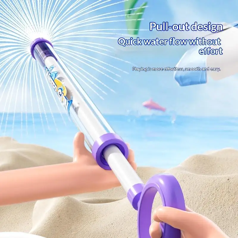 

1/5Pcs Kids Beach Water Spray Toy Pull Type Water Drifting Play Tool Children Outdoor Summer Gift