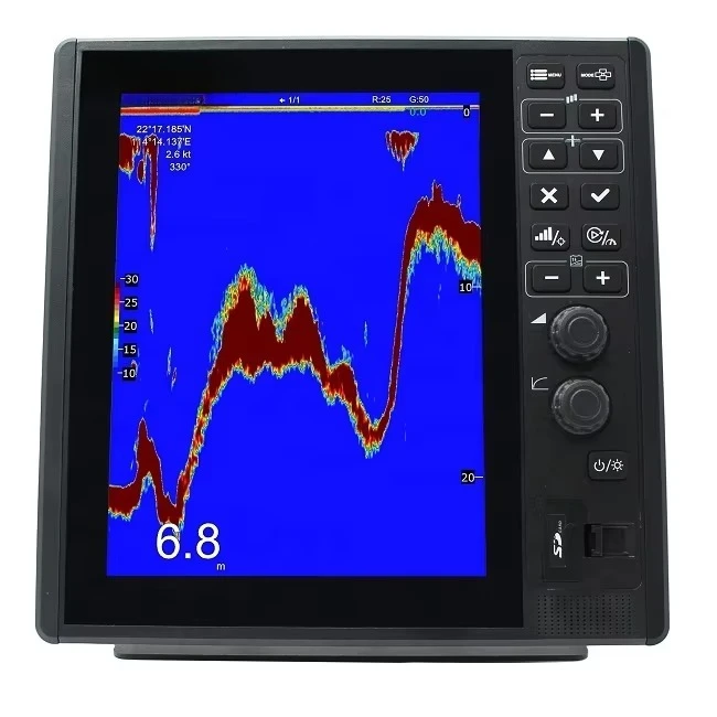 K 50KHZ / 200KHZ Peixe -12 (Novo!) ONWA Poixe Digital de 12,1 polegadas /1KW/2KW