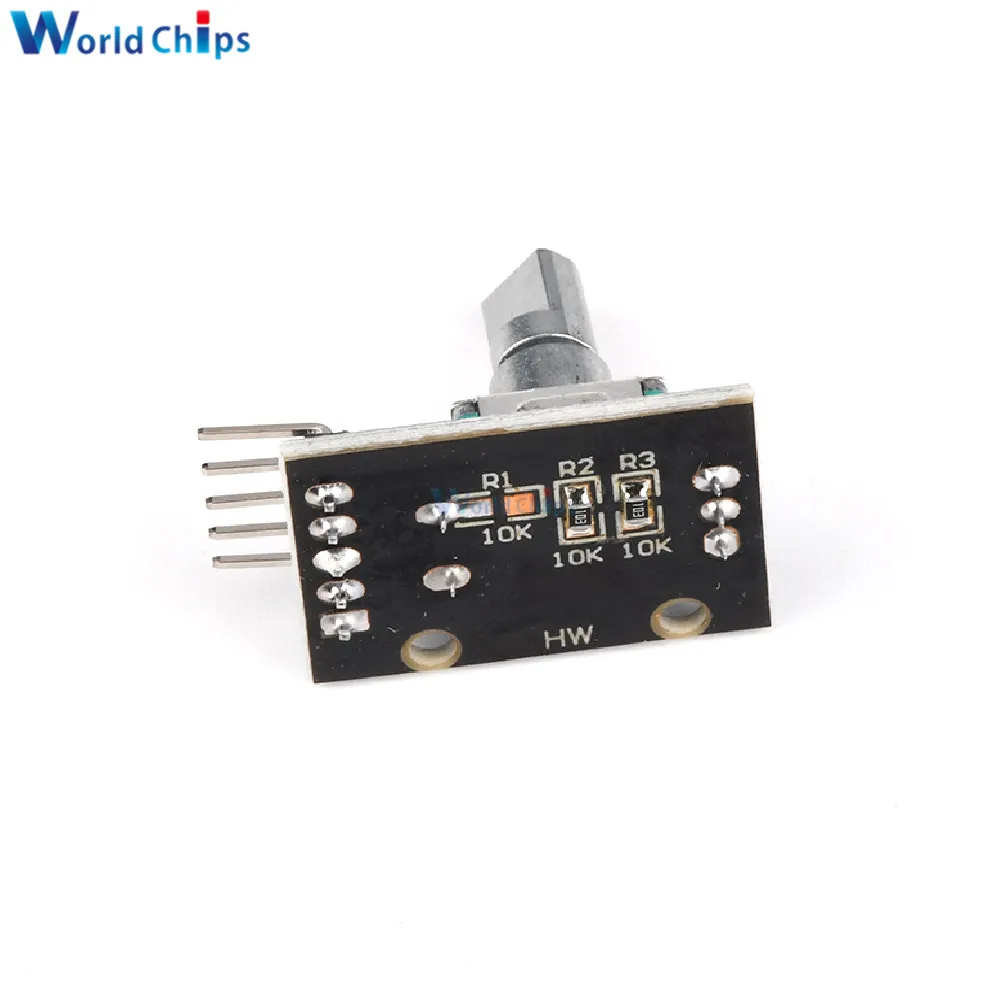 10 PCS 360 Degrees Rotary Encoder Module KY-040 HW-040 Sensor Switch 6MM Half Shaft Potentiometer Rotary Knob Cap 15×17 15×13.5