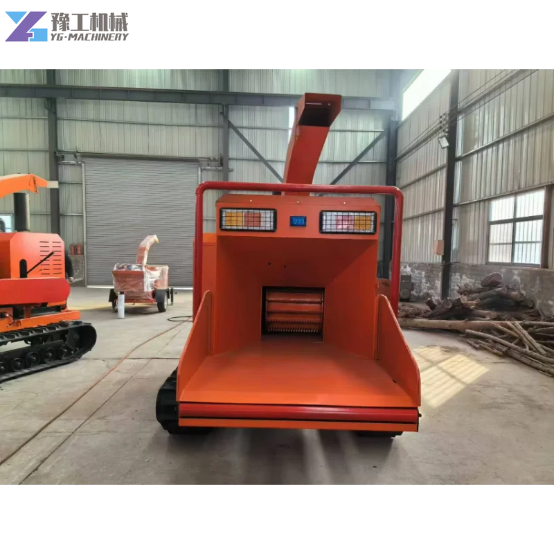 Diesel Engine Wood Chipper Branches Shredder Orchard Branch Wood Chipper Machine Forestry Industries Landscaping Wood Chipper