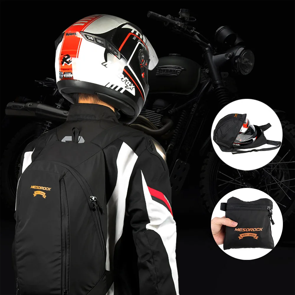 

Large Capacity Motorcycle Shoulder Bags Helmet Backpack Waterproof Lightweight Foldable Storage Expandable Portable Travel Bags