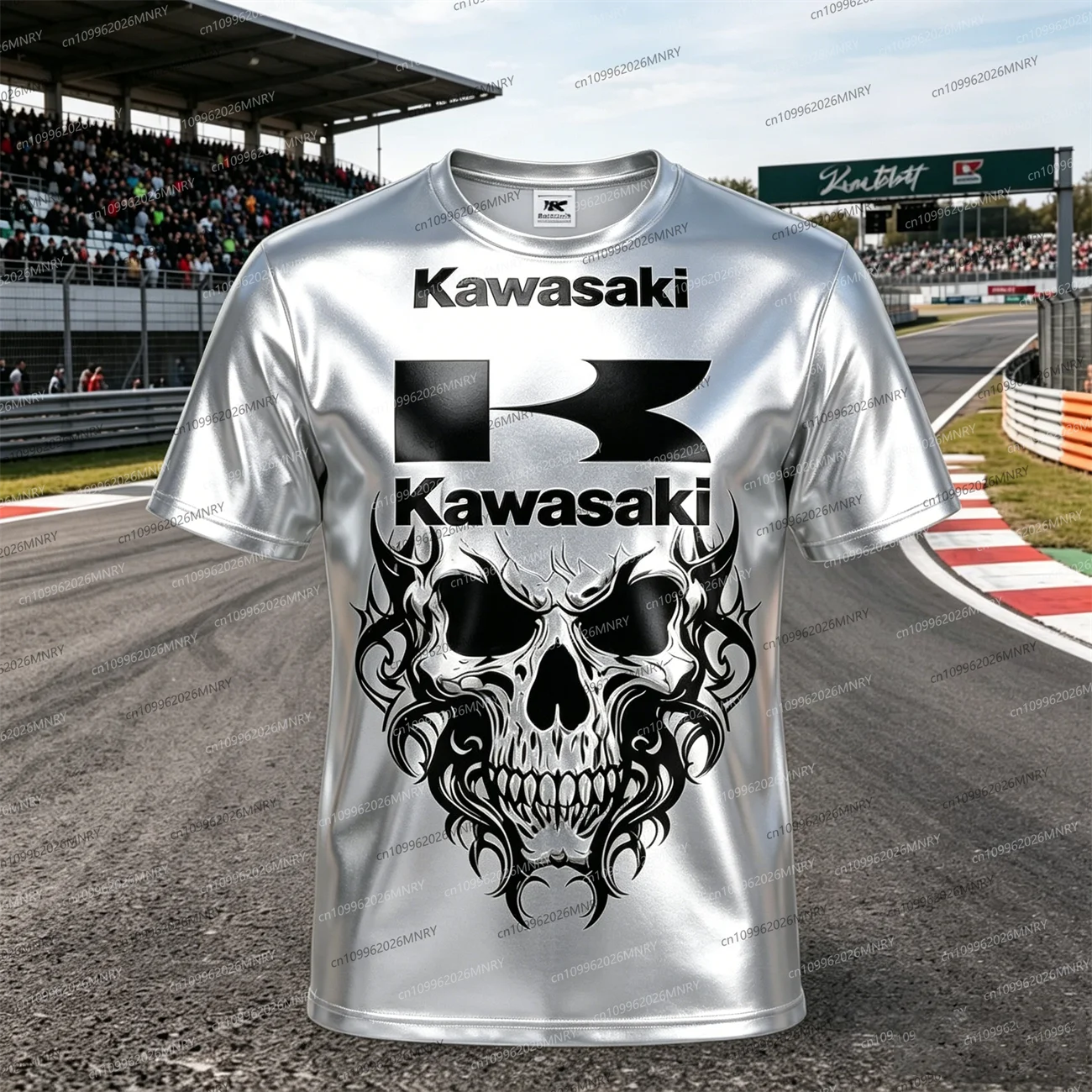 

Kawasaki Motorcycle Racer Riding t shirt men's shirt Summer men Short Sleeve Women T-Shirt Oversized Clothing Top Men's clothing