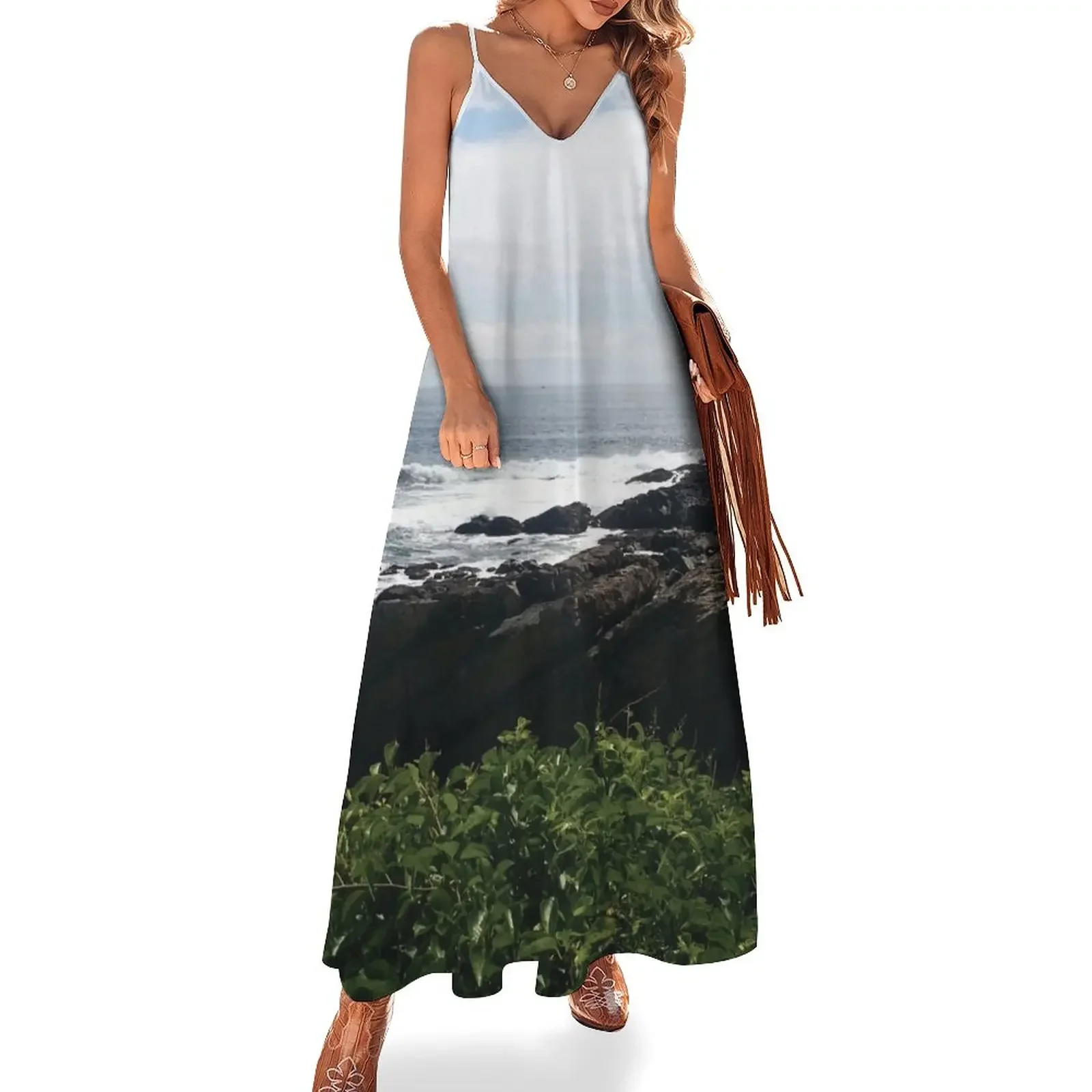 

Marginal Way 7 Sleeveless Dress Elegant gowns long dress women summer Dress