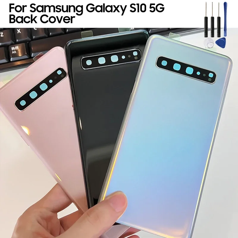 

Стеклянный корпус, задняя крышка, чехлы для SAMSUNG Galaxy S10 5G, задняя крышка батарейного отсека, задняя крышка с инструментами