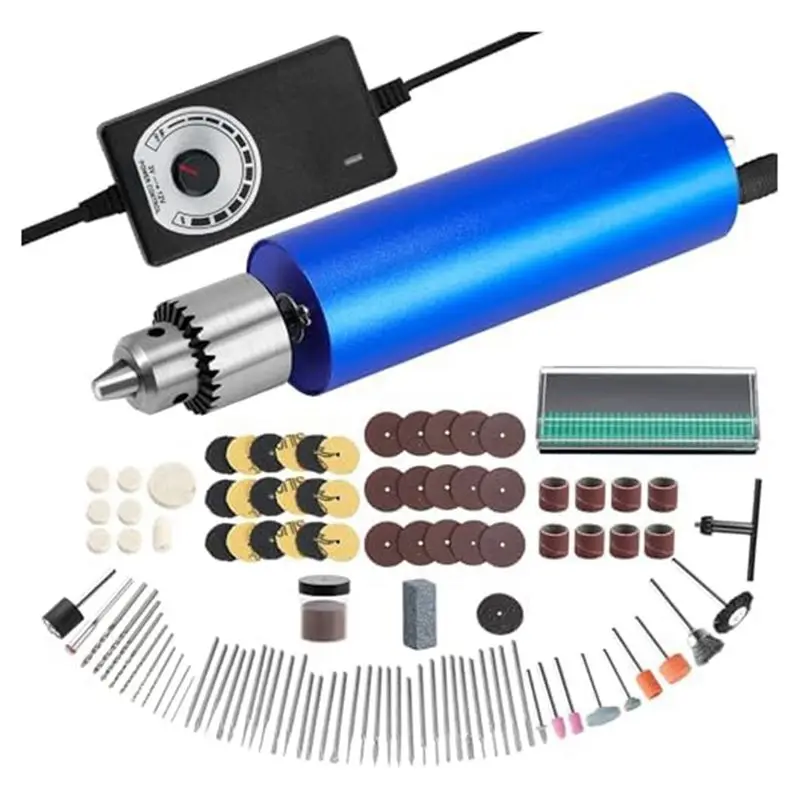 

AEE4-Electric Resin Polishing Kit,Resin Drill With 110 Accessories, Rotary Tool For Resin Casting Molds,For Carving US Plug