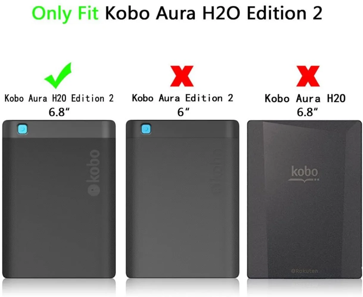 【美品】楽天 KOBO AURA H2O EDITION2 N867 Case For Kobo Aura H2O Edition 2 (6.8