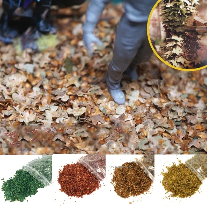 DIY Miniature Leaf 35ml Micro Landscape Leaves Static Model for Bonsai Fairy Garden Decor Sand Table Grass Tufts Accessories