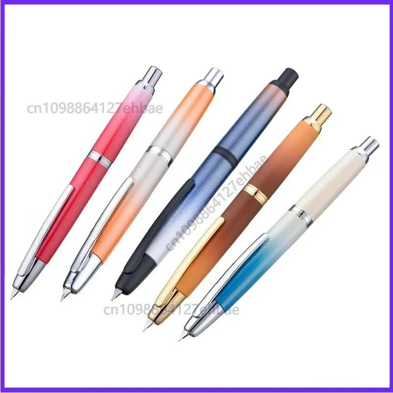 For Jinhao 10 Retractable Gradient Color Fountain Pen EF/F Nib with Ink Converter Gift Writing Pen