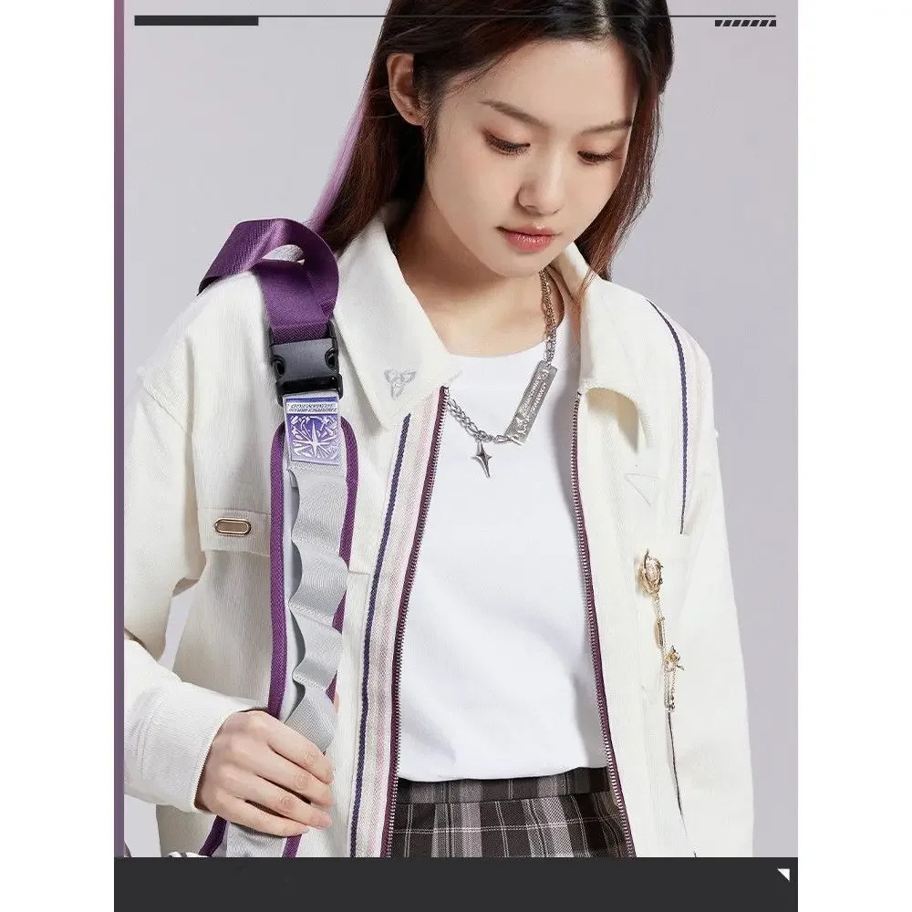 Hot Game Honkai Impact 3 Cosplay Jewelry Elysia Herrscher of Human Ego Theme Necklaces Metal Chain Pendant Couple Gift