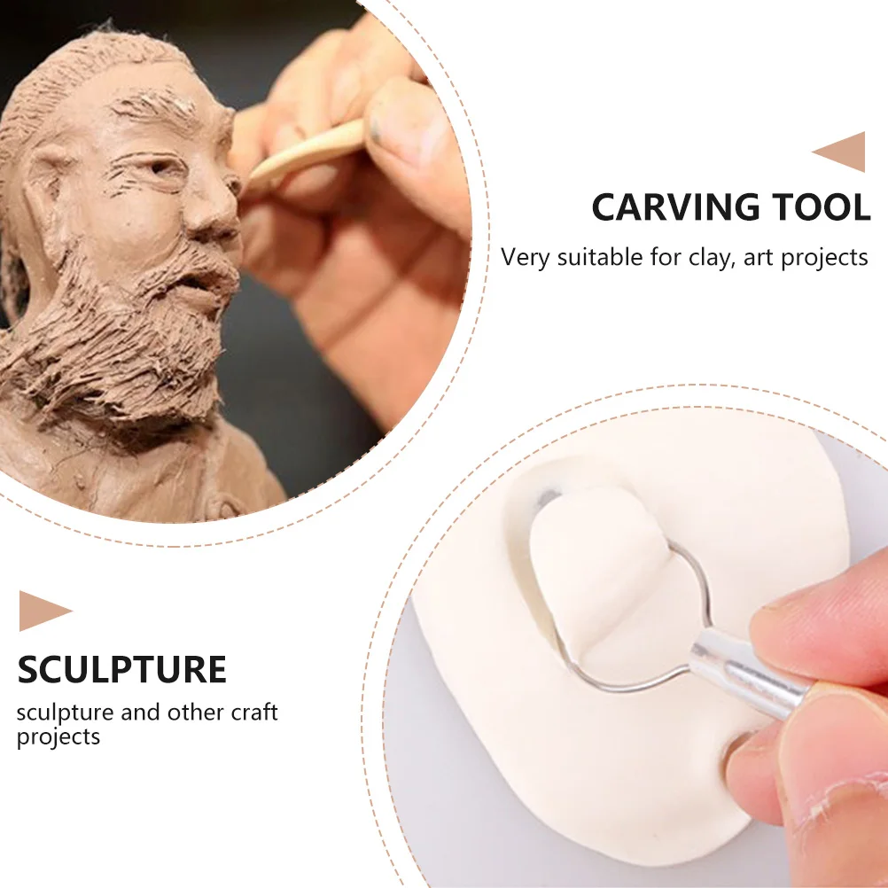 

Carving Tool Set Clay Scrapers Polymer Craft Tools Model Scraping Supplies Pottery Clay Tool Kit Sculpture Making Tools