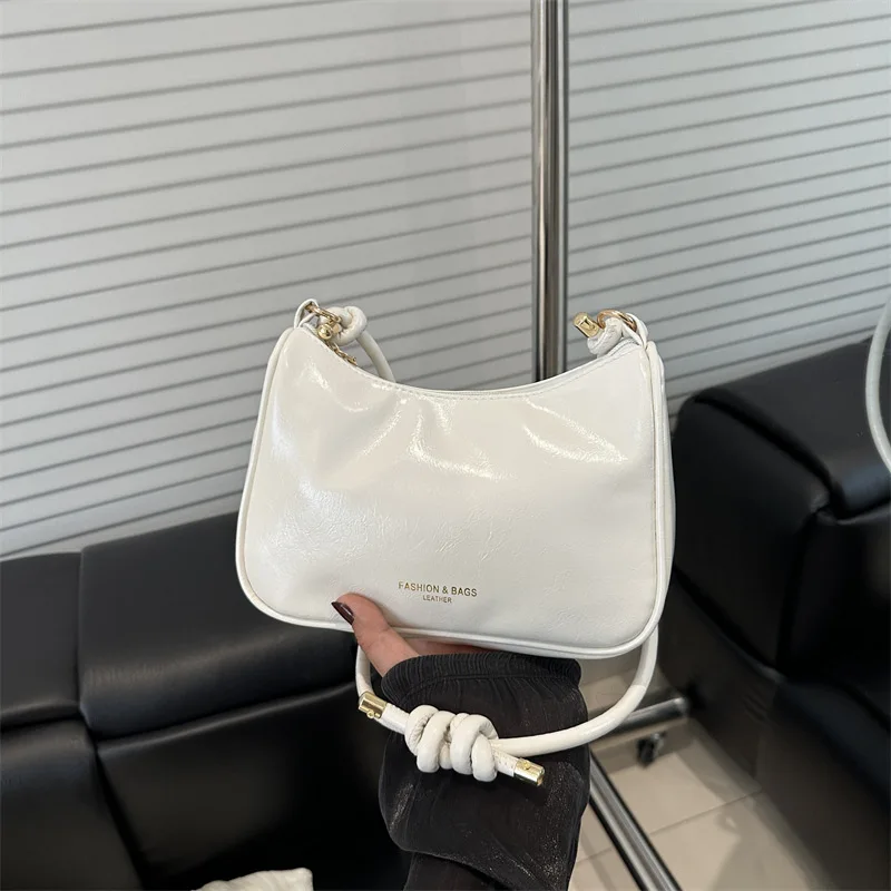 

2025 Spring Japanese Minimalist Square Bag for Women Chic Shoulder Crossbody Purse Luxe Underarm Handbag Fashionable Small Tote