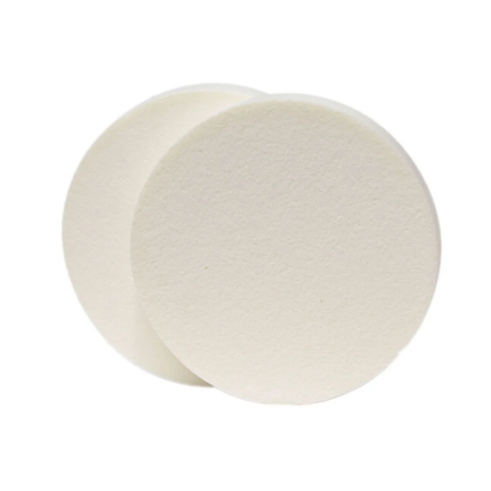 10pcs Makeup Facial Powder Puff Cosmetics Blush Applicators Round Sponges Foundation (White) Sponge Powder Puff