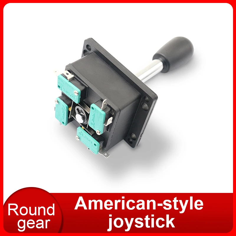 Neuer schwarzer amerikanischer Joystick-Stick im Happ-Stil mit langem Schaft und Mikrosc haltern 4/8-Wege-Griff für Arcade-Jamma-Spiel maschinen teile