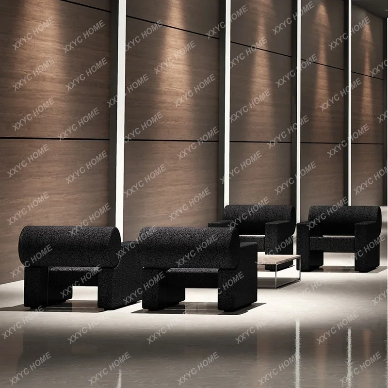 

XZ Light Luxury Single Modern Minimalist High-End Living Room Fabric Cloud Sofa Small Apartment Fabric Sofa
