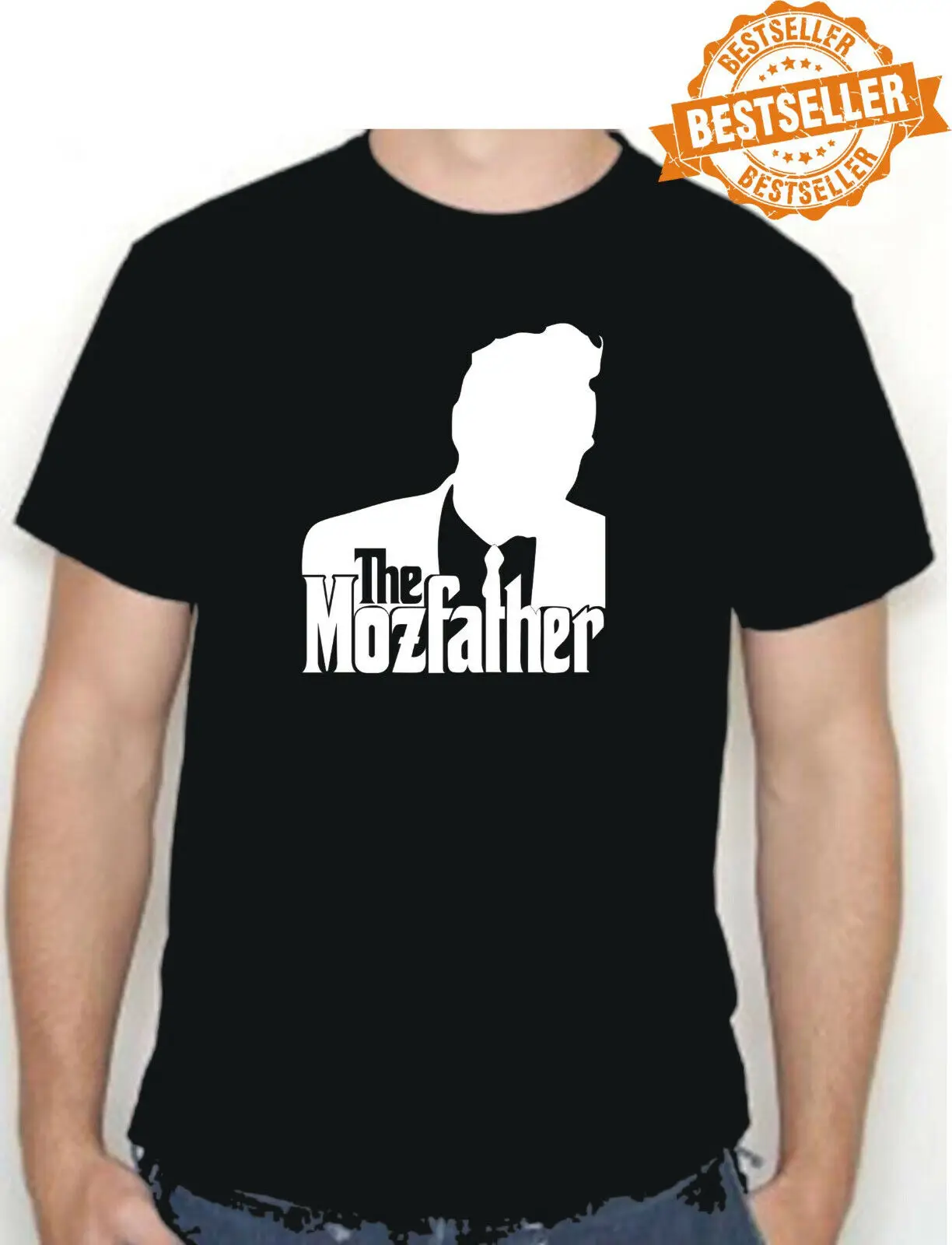 THE MOZFATHER T-Shirt Tee / GODFATHER Spoof / Parody / Morrissey / Music / S-XXL