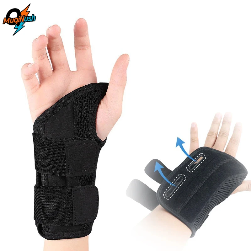 

MuqiNush 1Pc Copper Compression Adjustable Orthopedic Support Splint Wrist Brace for Pain Carpal Tunnel,Arthritis,Tennis Elbow