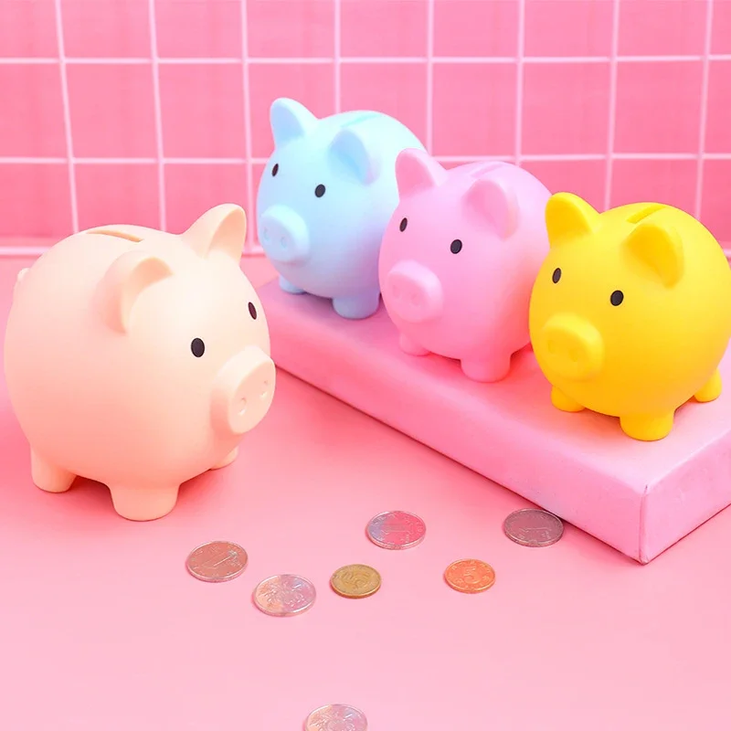 Children Piggy Money Bank Small Piggy Bank Money Boxes Storage Kids Toys Home Decor Money Saving Coin Bank Home Decoration