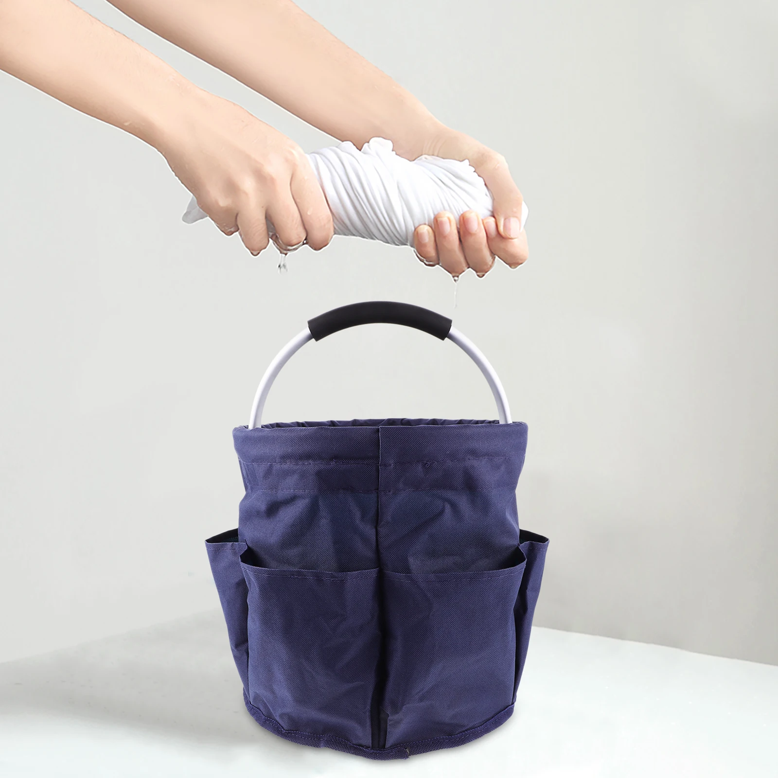

Large Capacity Foldable Waterproof Storage Tote For Garden Tools Bag Camping Picnic Beach Organizer Oxford Cloth Handheld