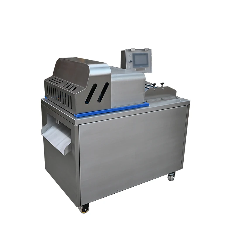 Automatic Commercial Steak Cube Cutter Frozen Fish Chicken Duck Meat Dicing Machine Bone Cutting