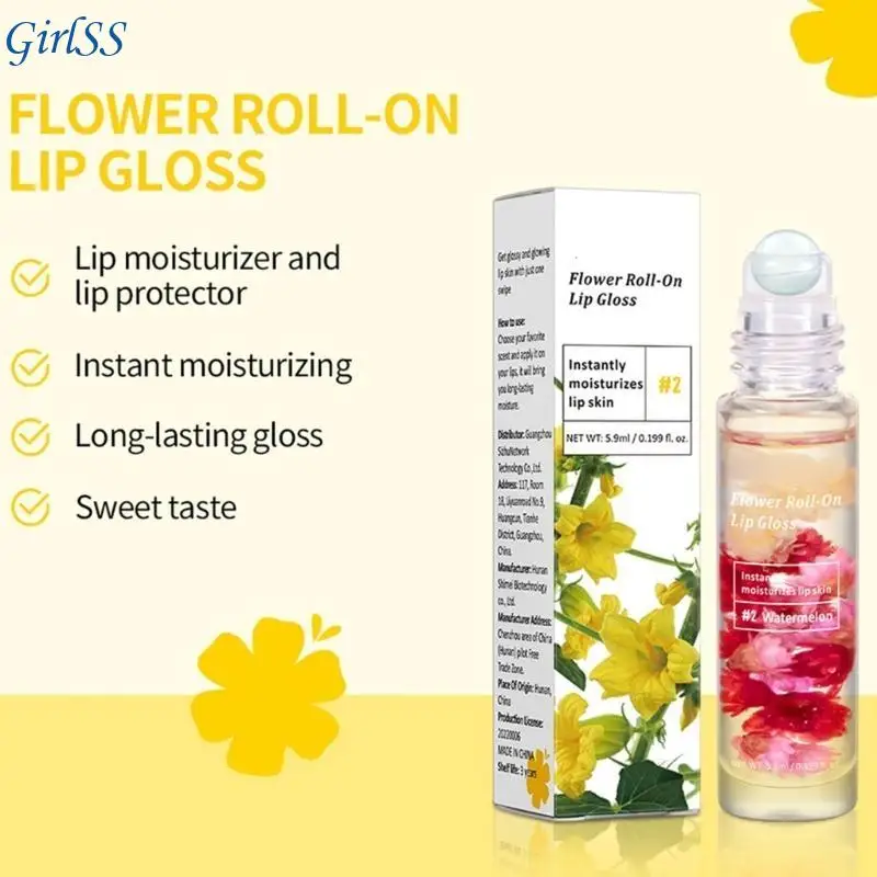 ملمع شفاه رول أون مرطب الشفاه ملمع الشفاه زيت الشفاه المرطب زيت الشفاه لوازم المكياج زيت الشفاه الدائم T4MB #5