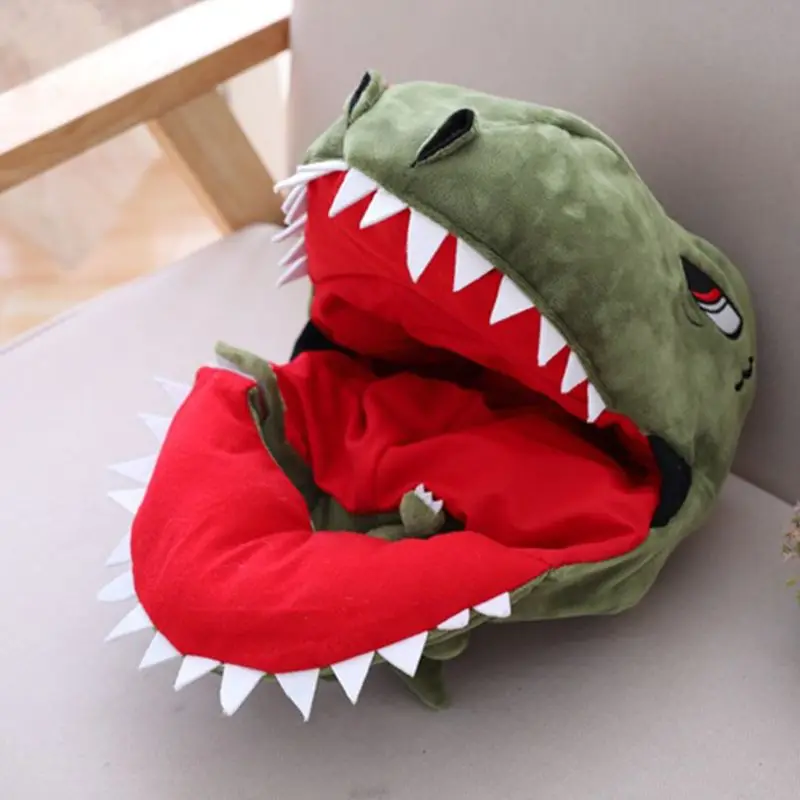 A2ES Masker Topi Dinosaurus Kartun Lucu Jepang Akses Cosplay Pesta Halloween Anak-anak Dewasa