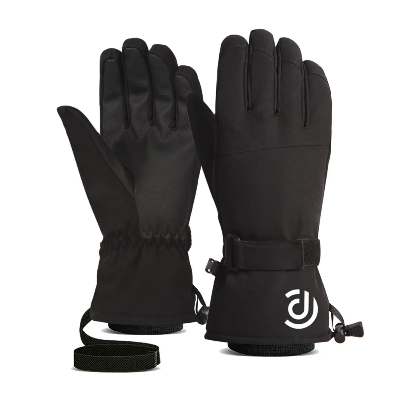 Luvas esqui antiderrapantes inverno Luvas quentes para clima frio Luvas snowboard respiráveis