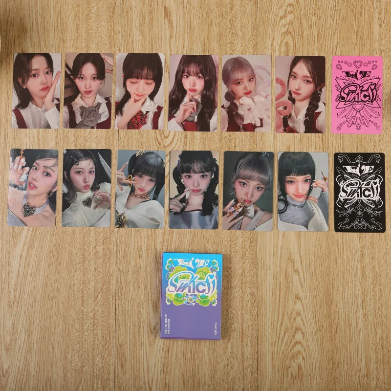 Imagem -03 - Cartões Kpop Idol Ive Lomo Photocards Switch Photo Card Cartão Postal Wonyoung para Fãs Coleção