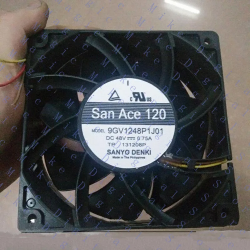 

H One For SANYO New 9GV1248P1J01 DC48V 0.75A 4-wire Server Cooling Fan
