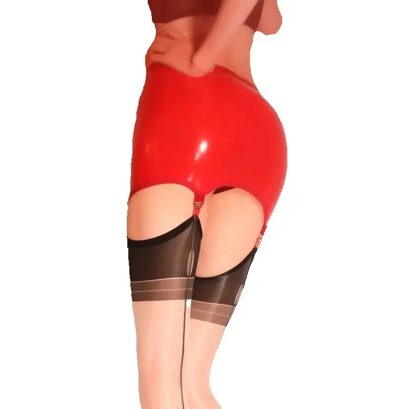

Женская лакированная кожа, глянцевая юбка на бедрах, подвязки, металлическая пряжка в виде тыквы, нижнее белье, чулки, аксессуары, ультра-короткие, высококачественные