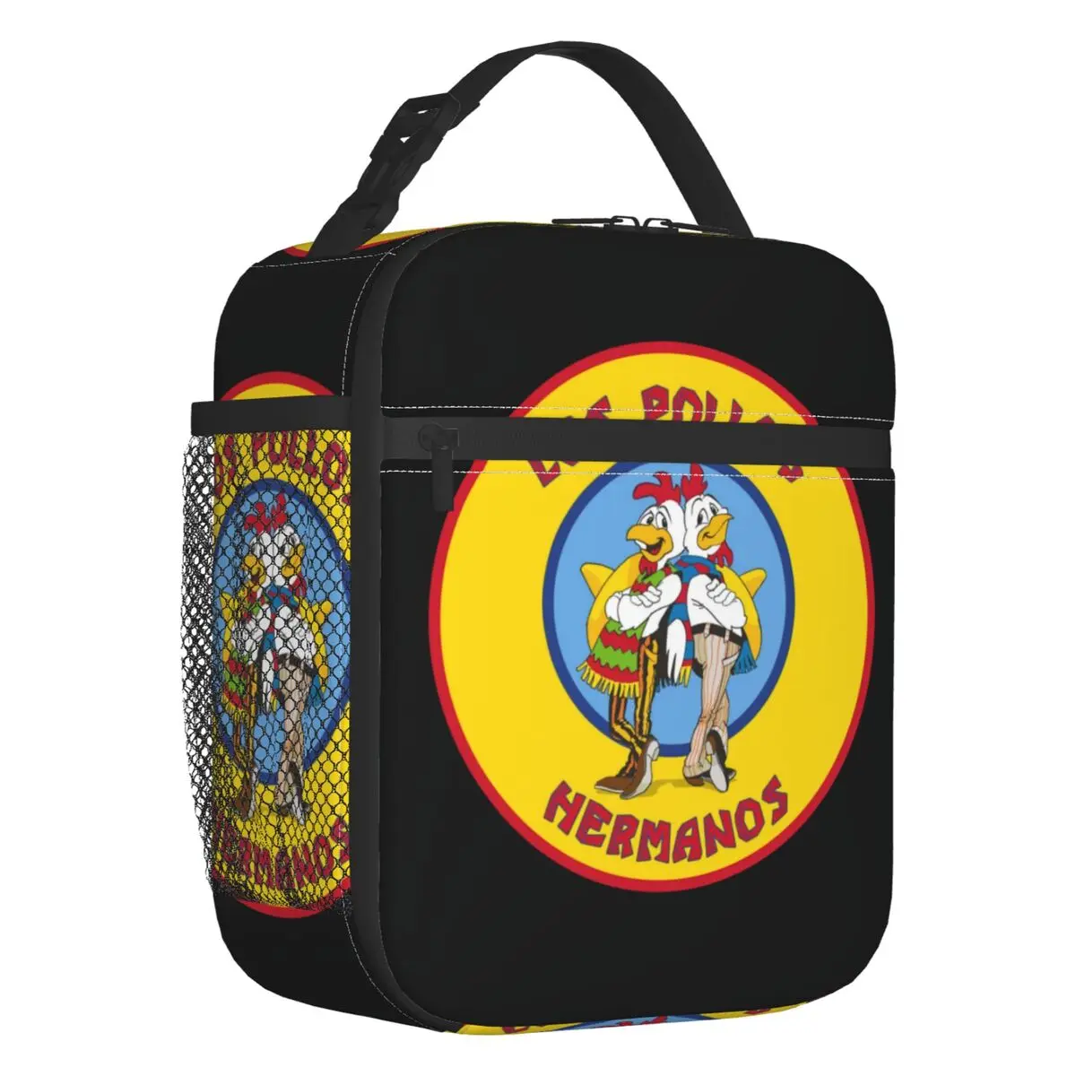 Breaking Bad Los Pollos Hermanos Lunch Boxes The Chicken Brothers Cooler Thermal Food Insulated Lunch Bag Kids School Children