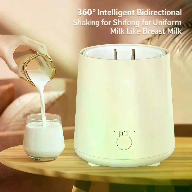 Machine à lait électrique automatique pour bébé, mélangeur de formule intelligente, Shaker de biberon, aide au chauffe-biberon à agitation uniforme