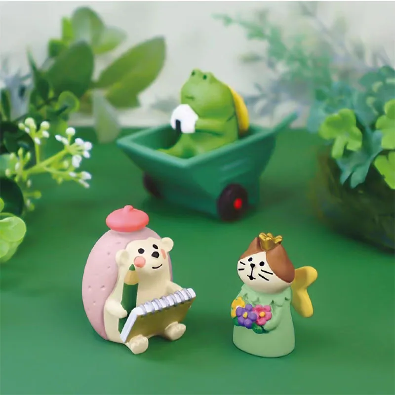 1pc Japan Zakka Spring Garden Japan Miniature Figurines Resin Craft Toys Bookshelf Decoration Collectible DIY Scene Decoration