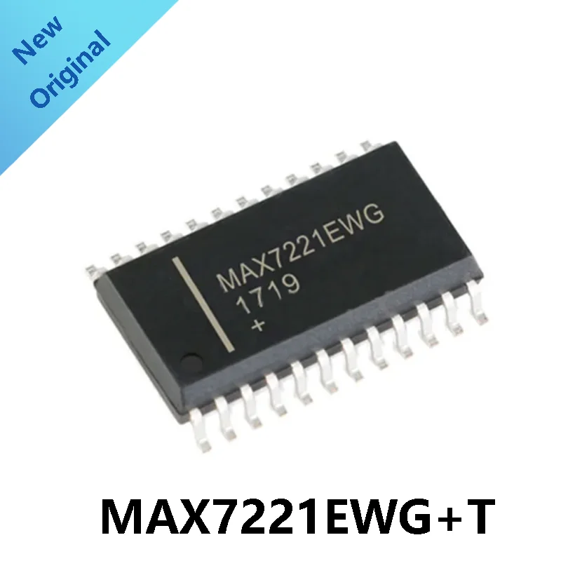 

10 шт./лот MAX7221EWG + T MAX7221EWG MAX7221E MAX7221 IC DRVR 7 SEGMNT 8 цифр 24SOIC