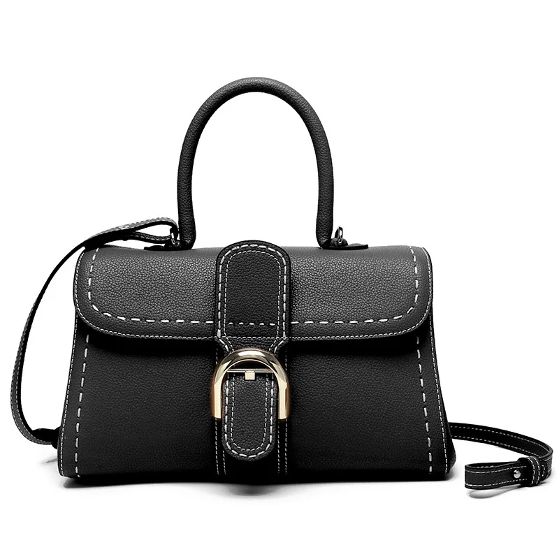 Luxury Brand Women‘s Handbags 2023 High Quality Top Layer Genuine Leather Shoulder Bag for Women Hand-stitched By A Master