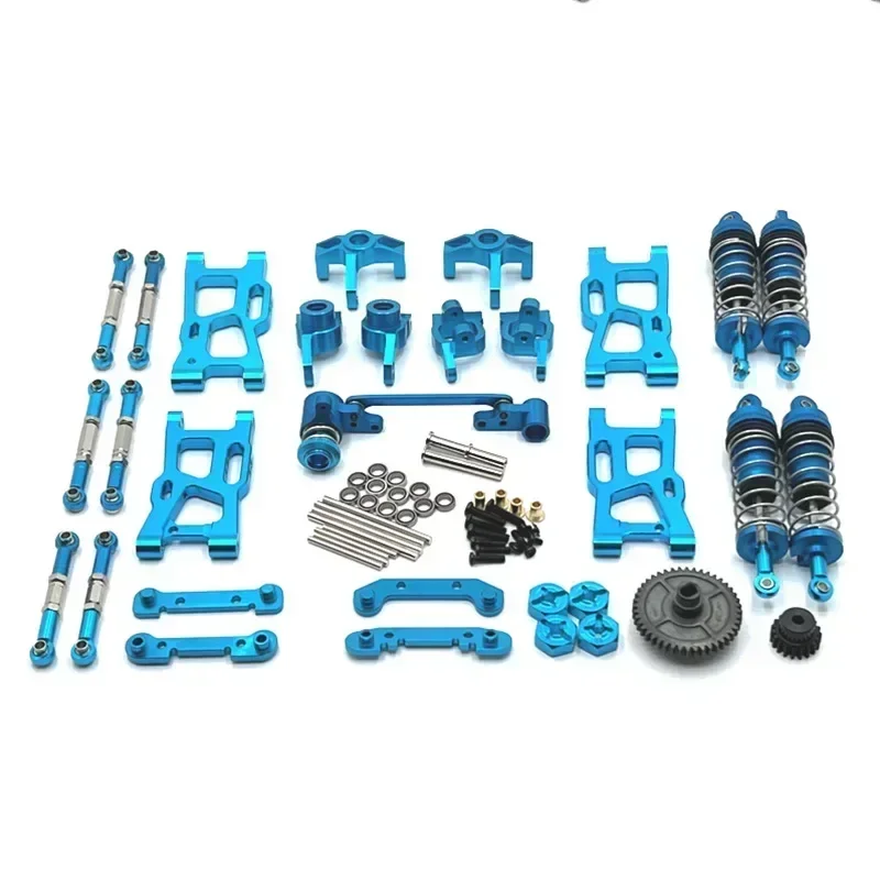 WLtoys 124007 124017 124019 144001 RIaarIo XDKJ-001 XDKJ-006 AM-X12 RC قطع غيار السيارات ترقية معدنية وتعديل الملحقات