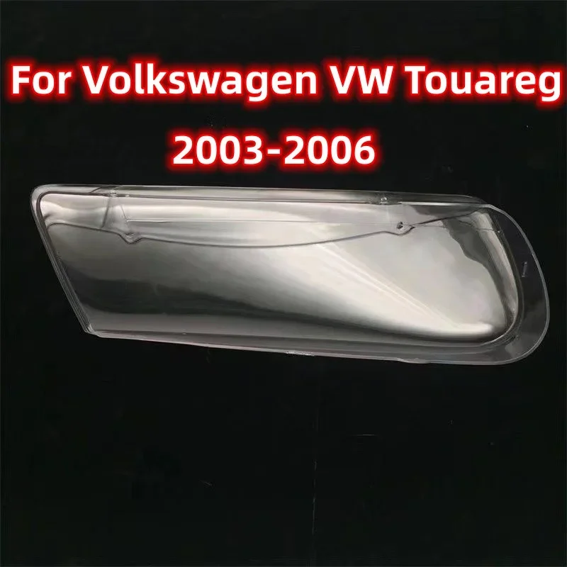 

HTTCY For Volkswagen VW Touareg 2003 2004 2005 2006 Car Front Headlight Lens Cover Lampshade Glass Lampcover