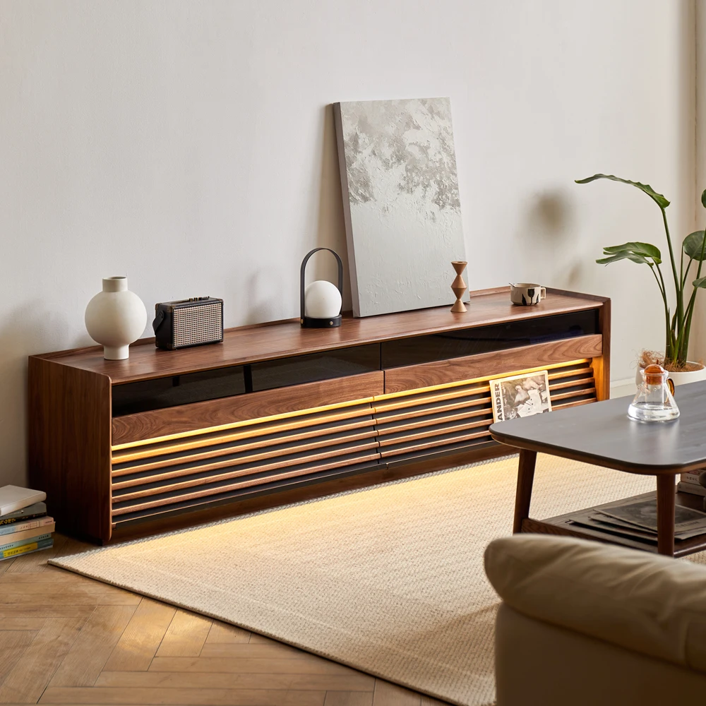 Mesa de Tv Industrial con pantalla, consola, creatividad Industrial, mesa de Tv única, luz europea, soporte de lujo Para Tv, muebles de salón
