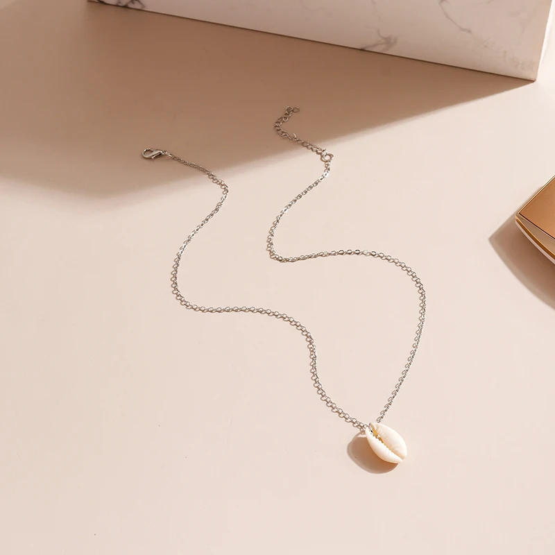 Aihua Mode Strand Muschel Halsketten Sommer Muschel Muschel Halskette für Frauen Mädchen Böhmen billige Schmuck Geschenke – Detail 5